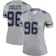Adedayo Odeleye Dallas Cowboys ＃96 Legend Women's Gray Inverted Jersey