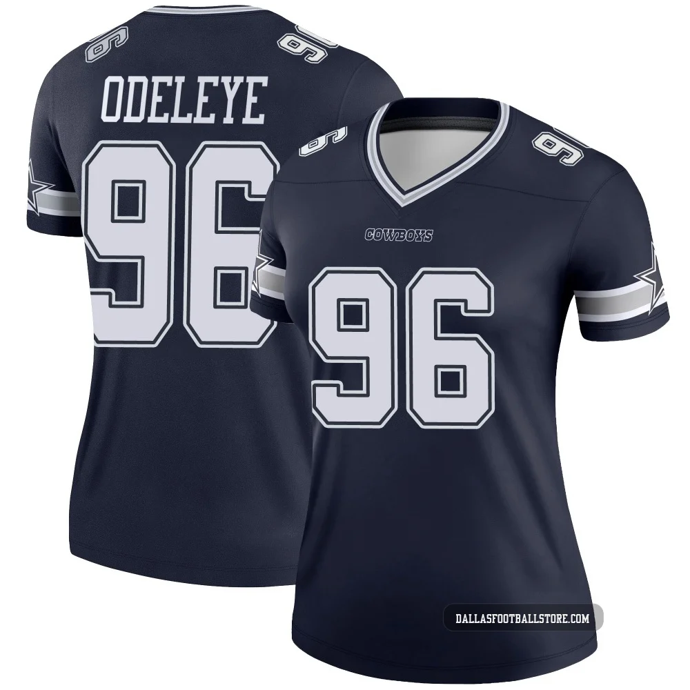 Adedayo Odeleye Dallas Cowboys ＃96 Legend Women's Navy Jersey