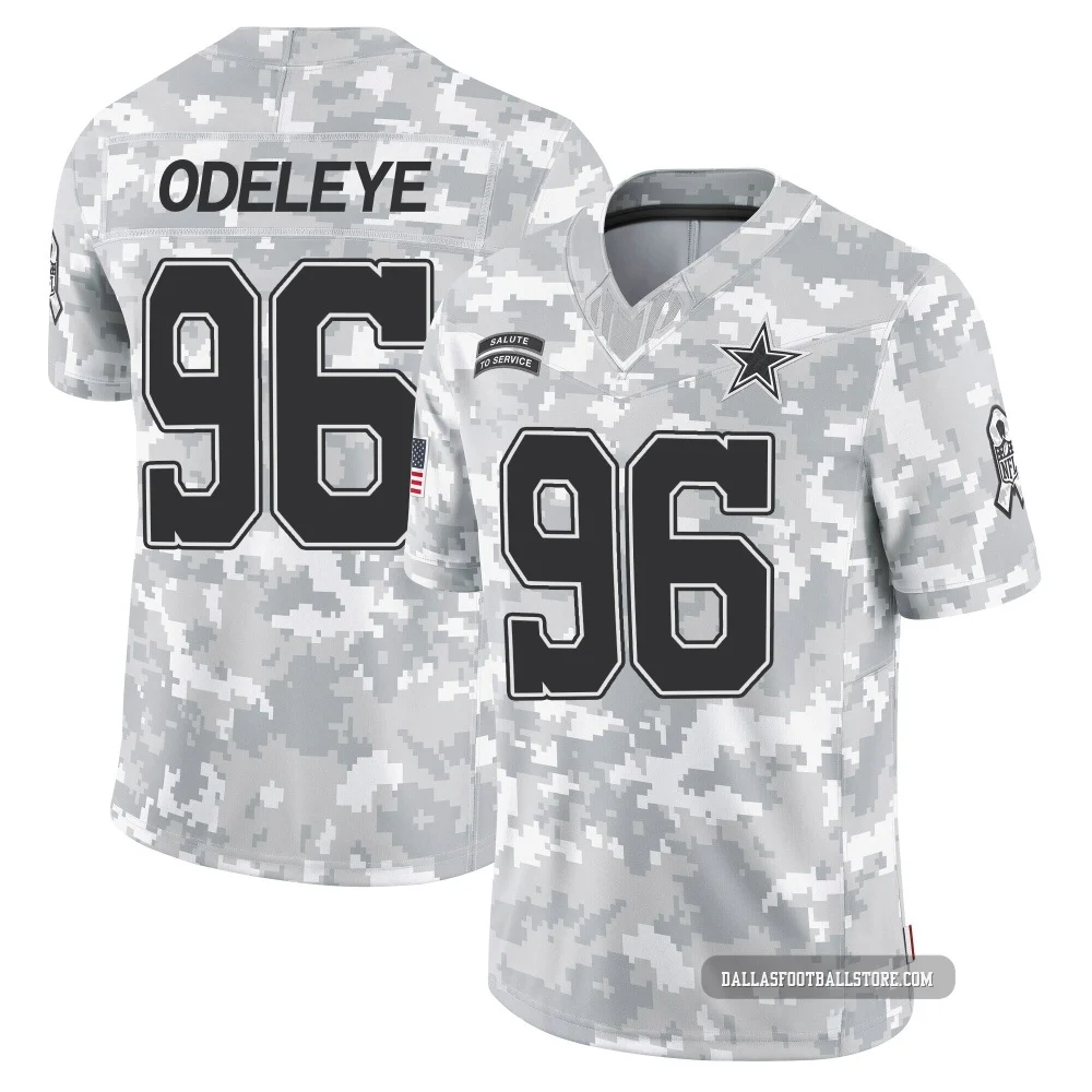Adedayo Odeleye Dallas Cowboys ＃96 Limited Men's Arctic Camo 2024 Salute to Service Jersey