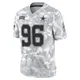 Adedayo Odeleye Dallas Cowboys ＃96 Limited Men's Arctic Camo 2024 Salute to Service Jersey