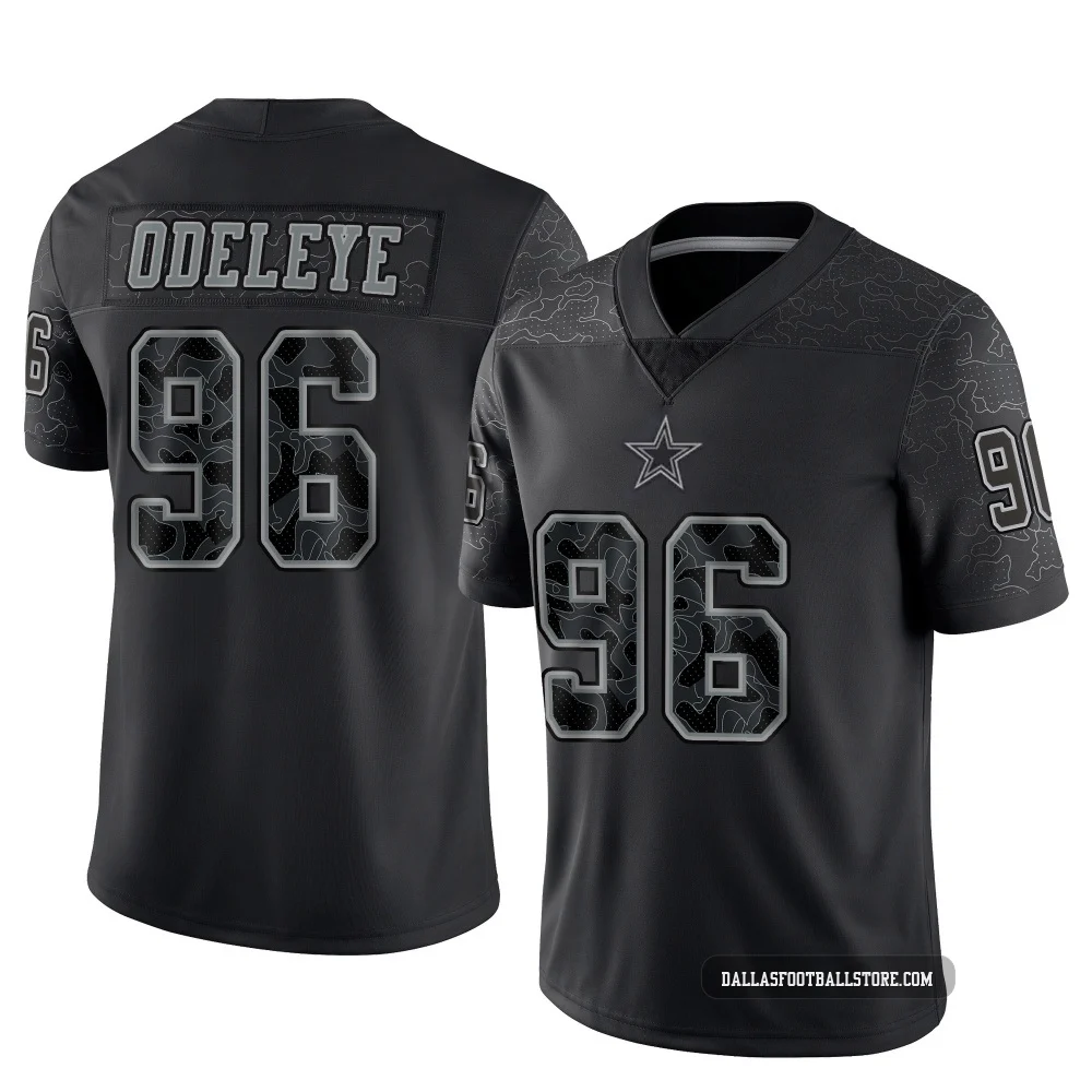 Adedayo Odeleye Dallas Cowboys ＃96 Limited Youth Black Reflective Jersey