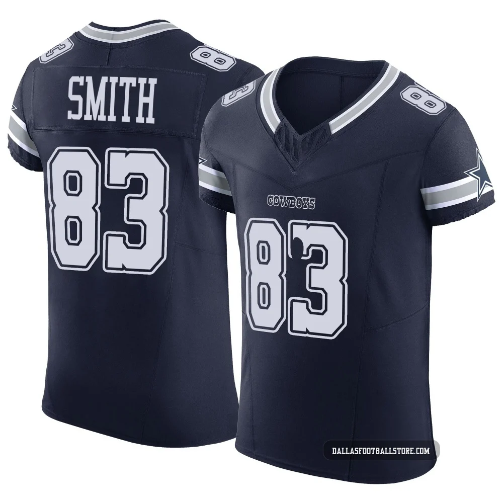 Anthony Smith Dallas Cowboys ＃83 Elite Men's Navy Vapor F.U.S.E. Jersey