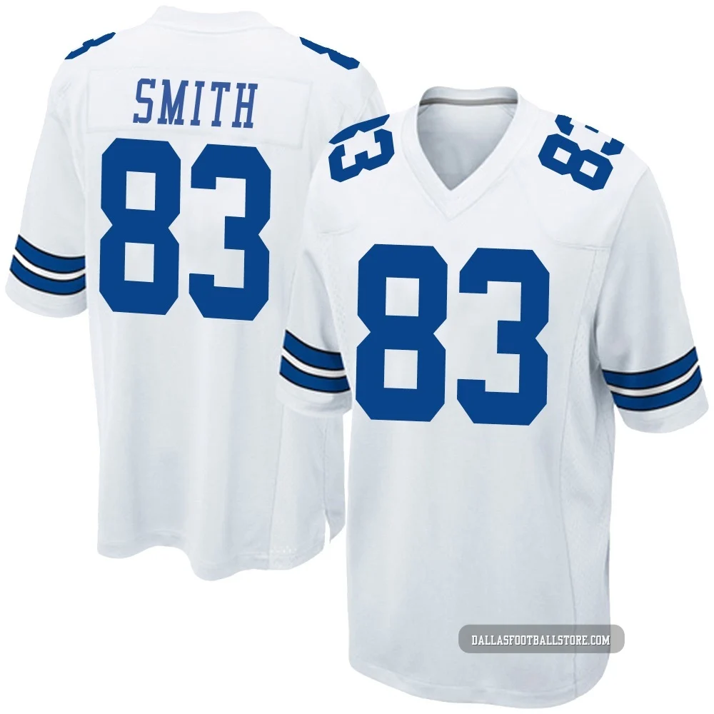 Anthony Smith Dallas Cowboys ＃83 Game Men's White Jersey