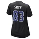 Anthony Smith Dallas Cowboys ＃83 Game Women's Black Carbon Fashion Jersey