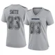 Anthony Smith Dallas Cowboys ＃83 Game Women's Gray Atmosphere Fashion Jersey