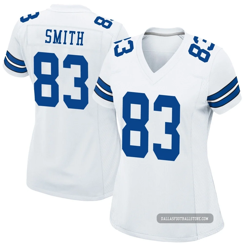 Anthony Smith Dallas Cowboys ＃83 Game Women's White Jersey
