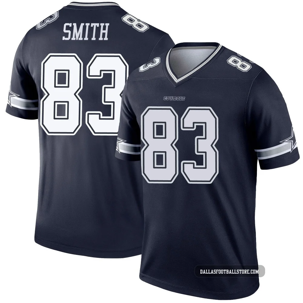 Anthony Smith Dallas Cowboys ＃83 Legend Men's Navy Jersey