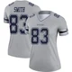Anthony Smith Dallas Cowboys ＃83 Legend Women's Gray Inverted Jersey