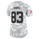 Anthony Smith Dallas Cowboys ＃83 Limited Women's Arctic Camo 2024 Salute to Service Jersey