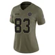 Anthony Smith Dallas Cowboys ＃83 Limited Women's Olive 2025 Salute to Service Jersey