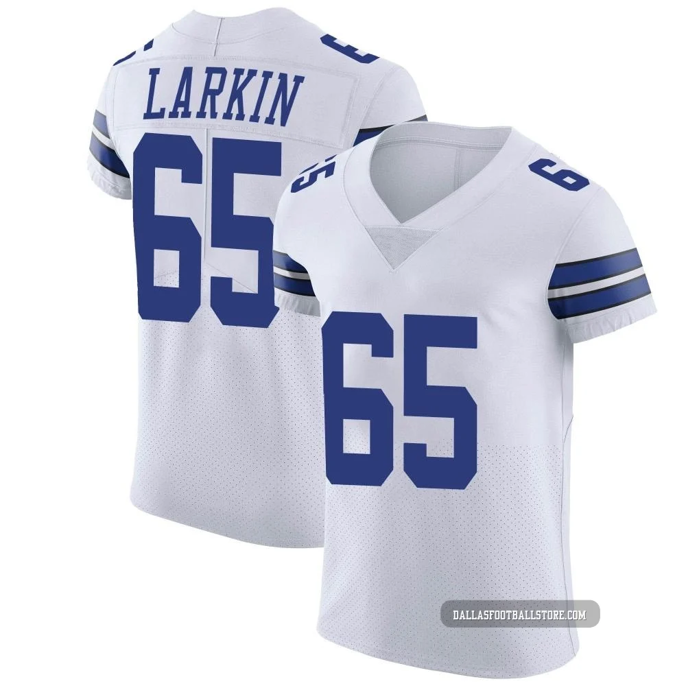 Austin Larkin Dallas Cowboys ＃65 Elite Men's White Vapor Untouchable Jersey
