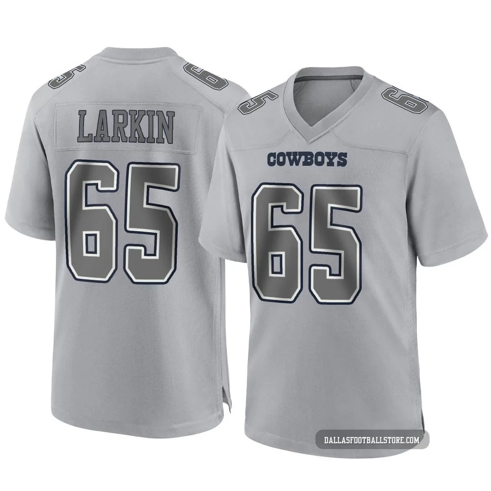 Austin Larkin Dallas Cowboys ＃65 Game Youth Gray Atmosphere Fashion Jersey