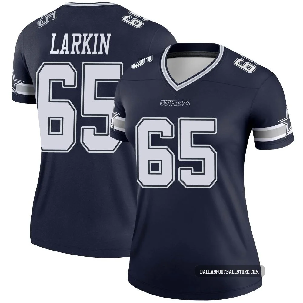 Austin Larkin Dallas Cowboys ＃65 Legend Women's Navy Jersey