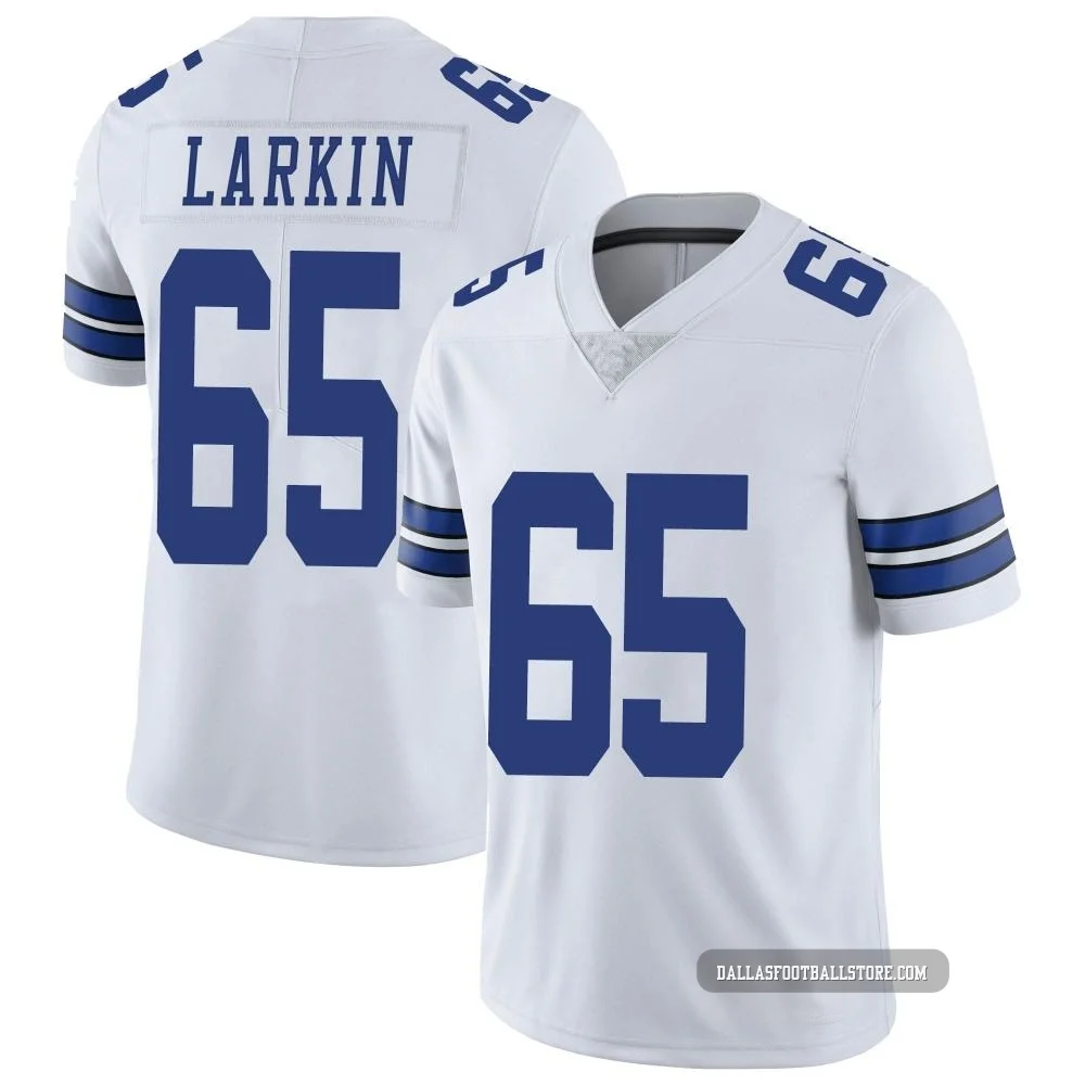 Austin Larkin Dallas Cowboys ＃65 Limited Men's White Vapor Untouchable Jersey