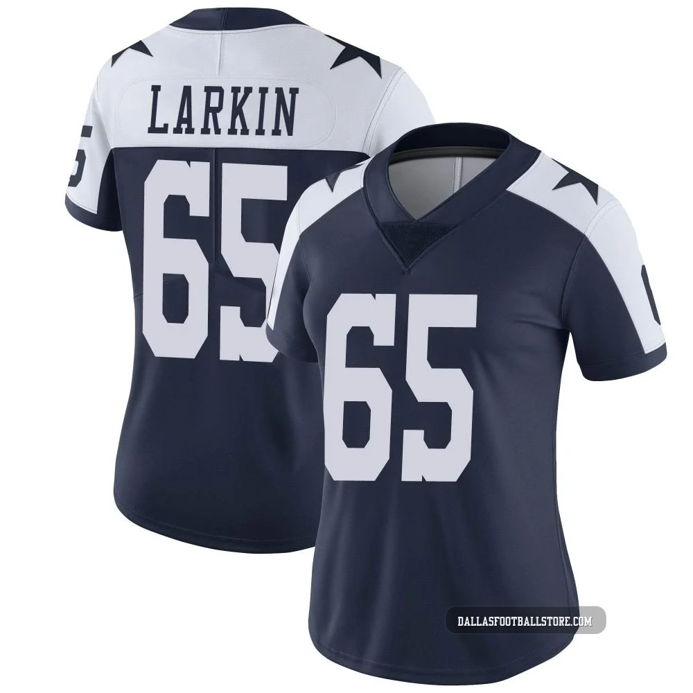 Austin Larkin Dallas Cowboys ＃65 Limited Women's Navy Alternate Vapor Untouchable Jersey