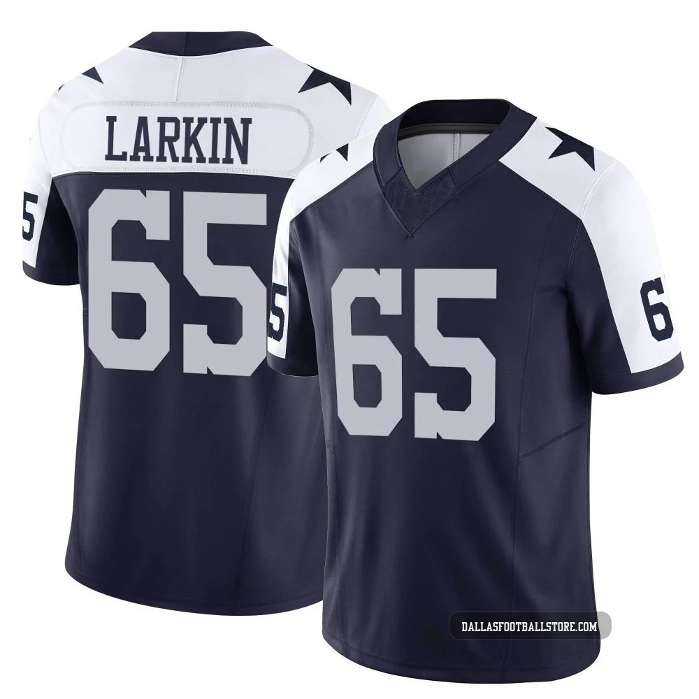 Austin Larkin Dallas Cowboys ＃65 Limited Youth Navy Alternate Vapor F.U.S.E. Jersey