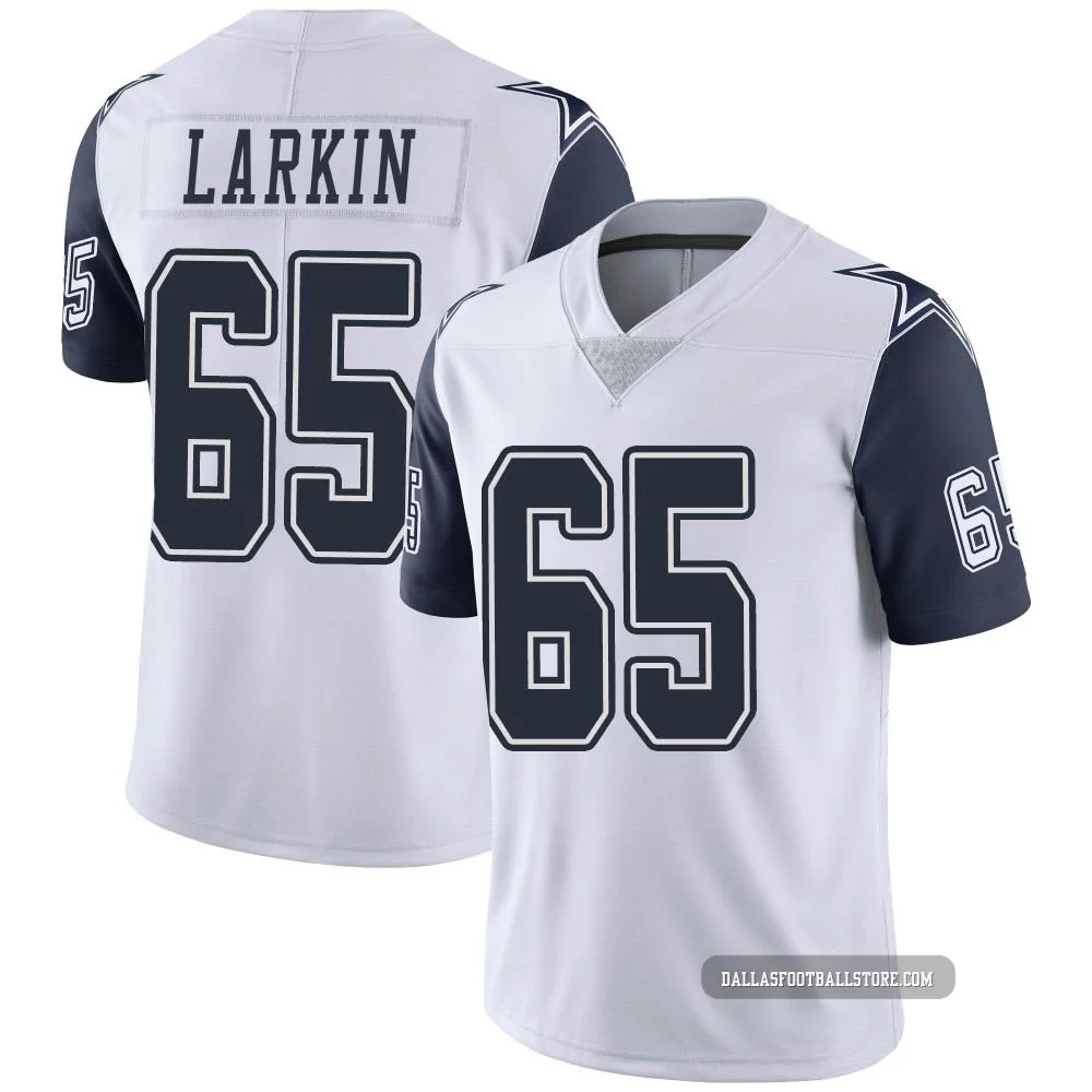 Austin Larkin Dallas Cowboys ＃65 Limited Youth White Color Rush Vapor Untouchable Jersey
