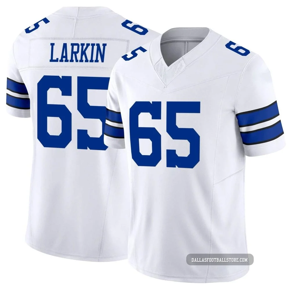 Austin Larkin Dallas Cowboys ＃65 Limited Youth White Vapor F.U.S.E. Jersey