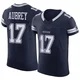 Brandon Aubrey Dallas Cowboys ＃17 Elite Men's Navy Vapor F.U.S.E. Jersey