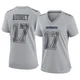 Brandon Aubrey Dallas Cowboys ＃17 Game Women's Gray Atmosphere Fashion Jersey