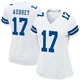Brandon Aubrey Dallas Cowboys ＃17 Game Women's White Jersey