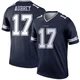 Brandon Aubrey Dallas Cowboys ＃17 Legend Men's Navy Jersey