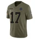 Brandon Aubrey Dallas Cowboys ＃17 Limited Men's Olive 2025 Salute to Service Jersey