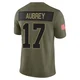 Brandon Aubrey Dallas Cowboys ＃17 Limited Youth Olive 2025 Salute to Service Jersey