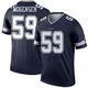 Brock Mogensen Dallas Cowboys ＃59 Legend Men's Navy Jersey