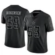 Brock Mogensen Dallas Cowboys ＃59 Limited Men's Black Reflective Jersey