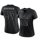 Brock Mogensen Dallas Cowboys ＃59 Limited Women's Black Reflective Jersey
