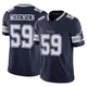 Brock Mogensen Dallas Cowboys ＃59 Limited Youth Navy Vapor F.U.S.E. Jersey