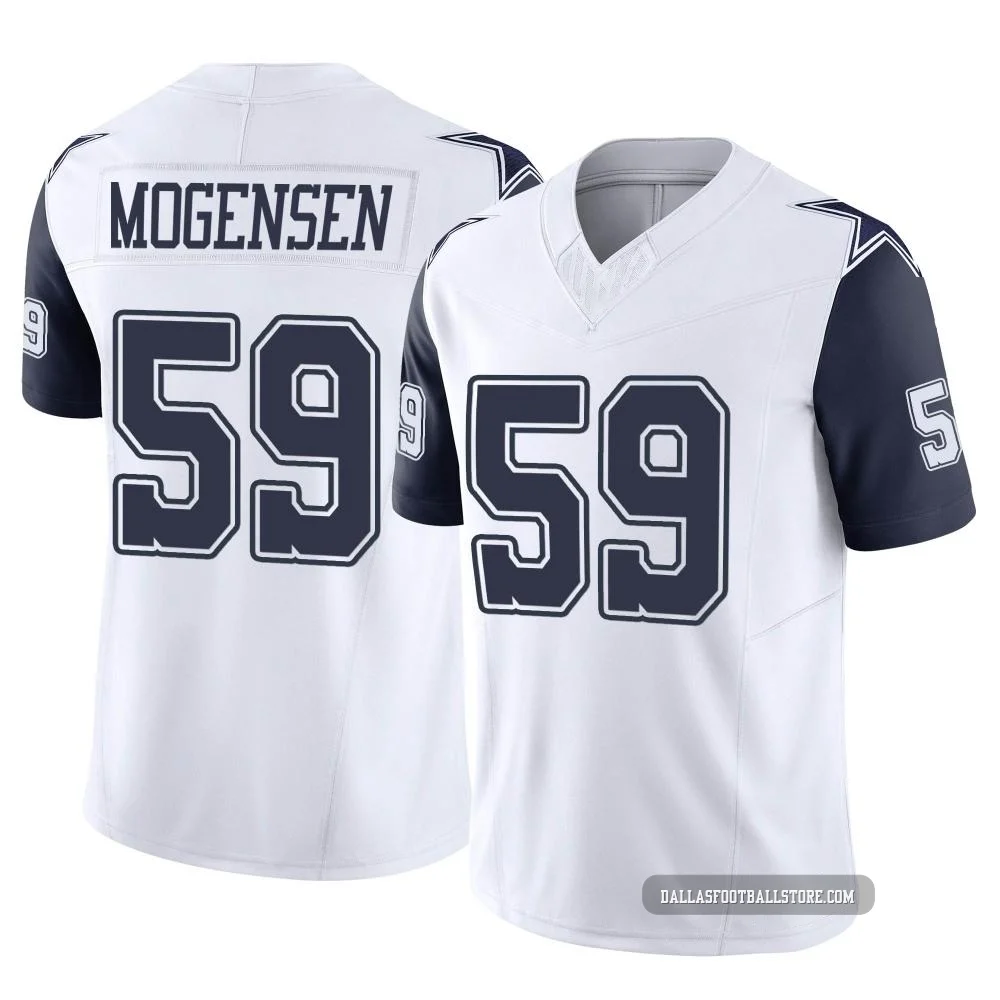 Brock Mogensen Dallas Cowboys ＃59 Limited Youth White 2nd Alternate Vapor F.U.S.E. Jersey