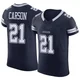Caelen Carson Dallas Cowboys ＃21 Elite Men's Navy Vapor F.U.S.E. Jersey