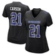 Caelen Carson Dallas Cowboys ＃21 Game Women's Black Carbon Fashion Jersey