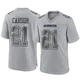 Caelen Carson Dallas Cowboys ＃21 Game Youth Gray Atmosphere Fashion Jersey