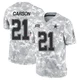 Caelen Carson Dallas Cowboys ＃21 Limited Men's Arctic Camo 2024 Salute to Service Jersey