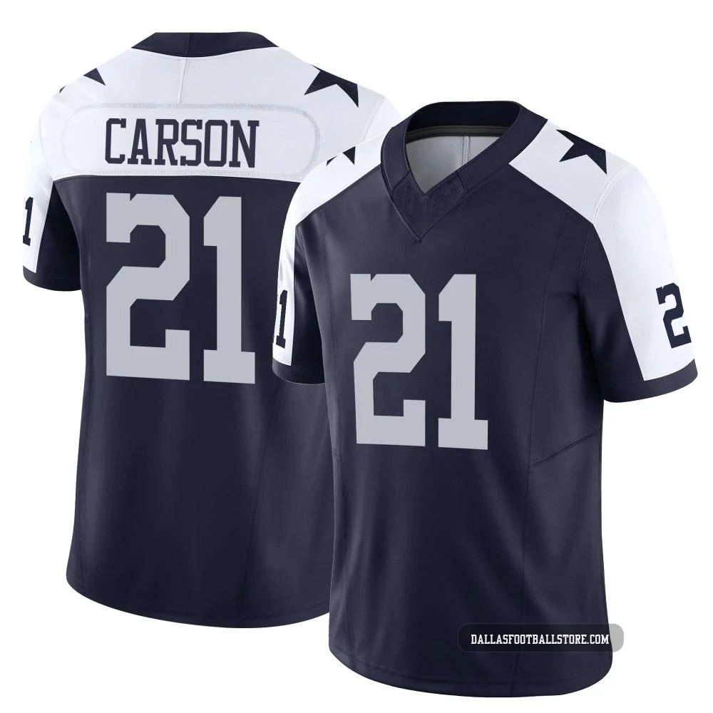 Caelen Carson Dallas Cowboys ＃21 Limited Men's Navy Alternate Vapor F.U.S.E. Jersey