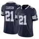 Caelen Carson Dallas Cowboys ＃21 Limited Men's Navy Vapor F.U.S.E. Jersey