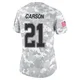 Caelen Carson Dallas Cowboys ＃21 Limited Women's Arctic Camo 2024 Salute to Service Jersey