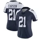 Caelen Carson Dallas Cowboys ＃21 Limited Women's Navy Alternate Vapor Untouchable Jersey