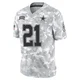 Caelen Carson Dallas Cowboys ＃21 Limited Youth Arctic Camo 2024 Salute to Service Jersey