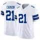 Caelen Carson Dallas Cowboys ＃21 Limited Youth White Vapor F.U.S.E. Jersey