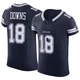 Caleb Downs Dallas Cowboys ＃18 Elite Men's Navy Vapor F.U.S.E. Jersey