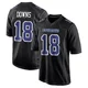 Caleb Downs Dallas Cowboys ＃18 Game Men's Black Carbon Fashion Jersey