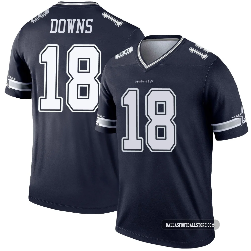 Caleb Downs Dallas Cowboys ＃18 Legend Youth Navy Jersey