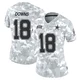 Caleb Downs Dallas Cowboys ＃18 Limited Women's Arctic Camo 2024 Salute to Service Jersey