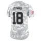 Caleb Downs Dallas Cowboys ＃18 Limited Women's Arctic Camo 2024 Salute to Service Jersey