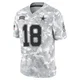 Caleb Downs Dallas Cowboys ＃18 Limited Youth Arctic Camo 2024 Salute to Service Jersey