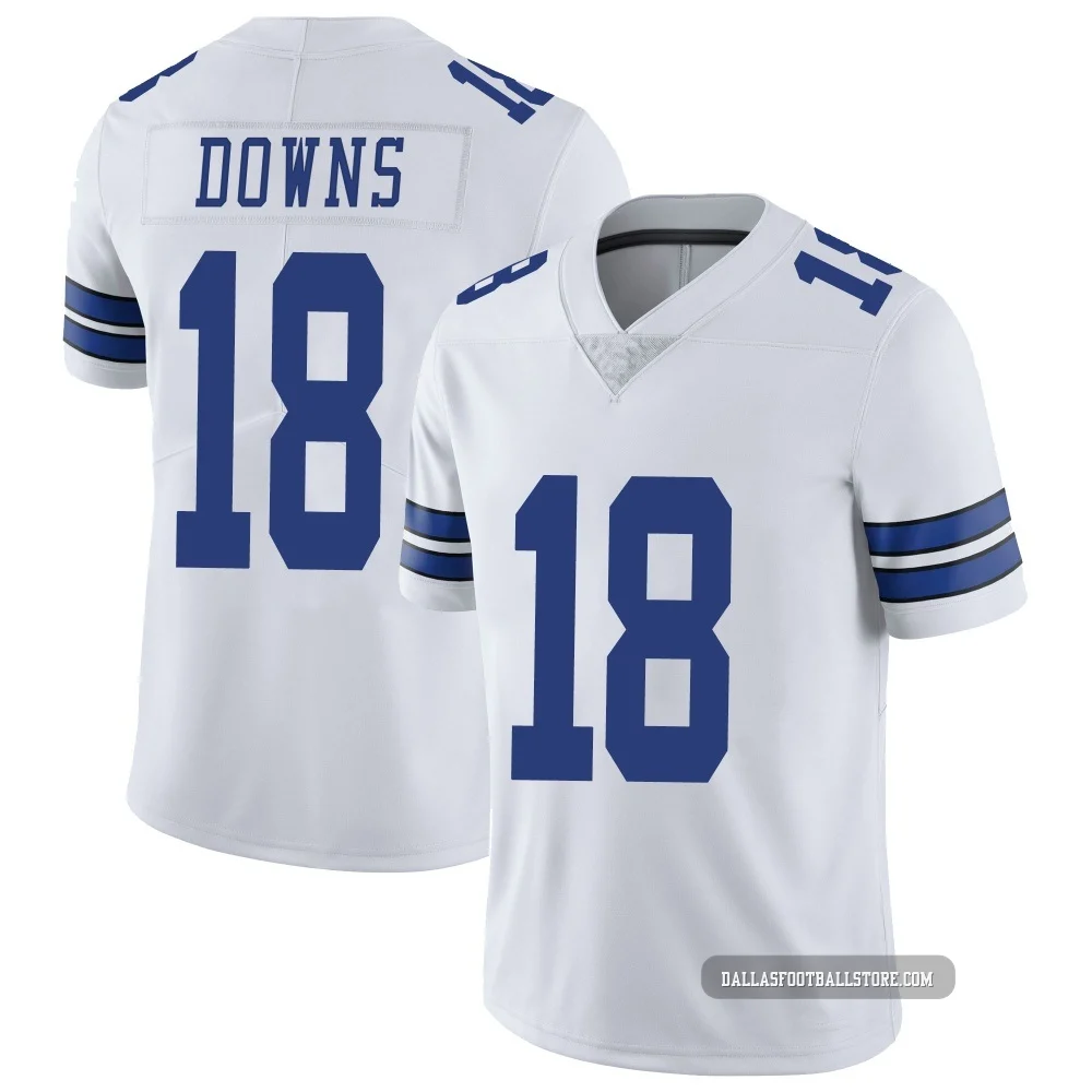 Caleb Downs Dallas Cowboys ＃18 Limited Youth White Vapor Untouchable Jersey